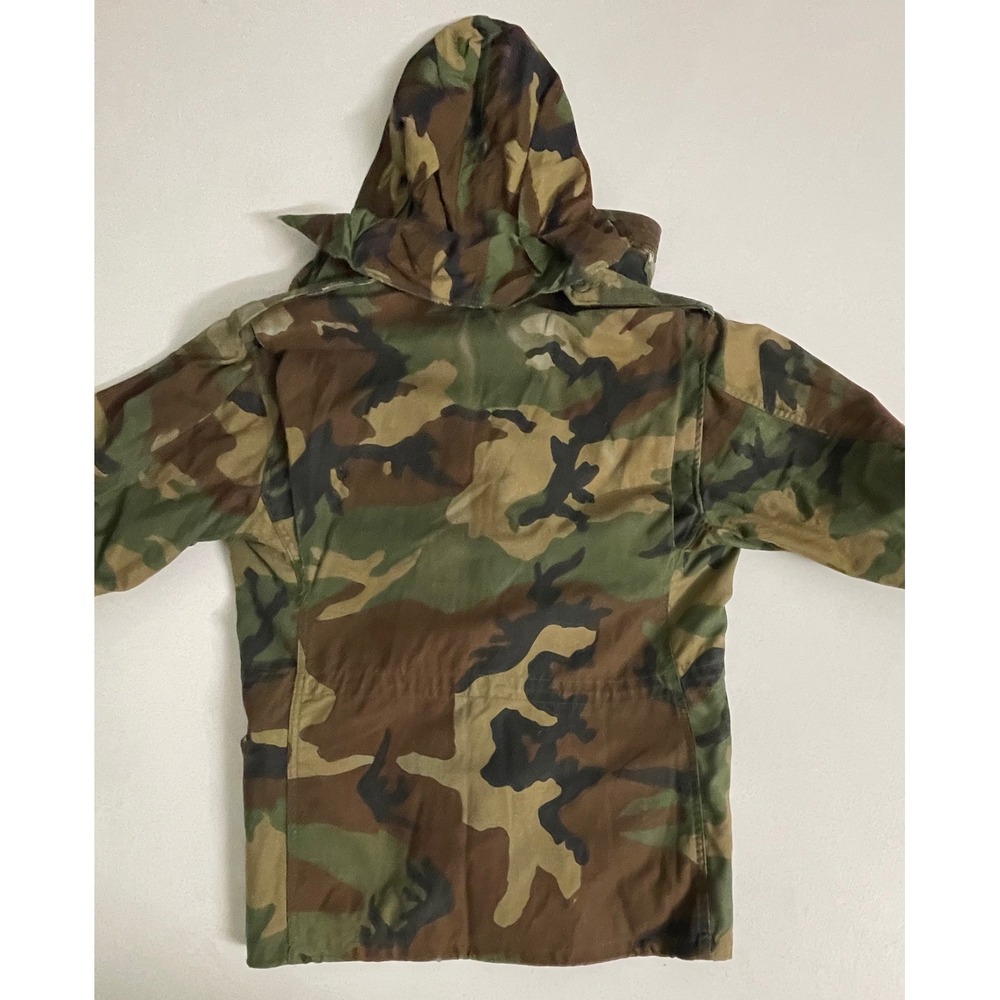 Vintage US Military M65 Jacket Woodland Camo Small Short 1983 So-Sew Styles - Picture 3 of 10